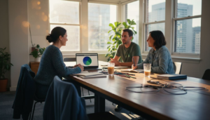 Web designers discuss colour palettes